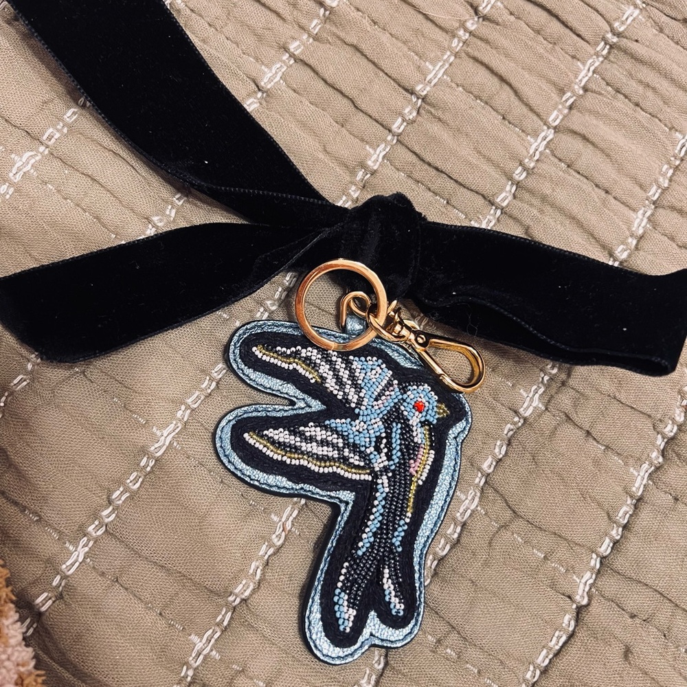 Miu Miu Black and Blue Key Holder